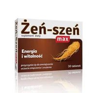 Włosy, skóra, paznokcie - ALG PHARMA Żeń-szeń max, 30tabl. - >>> DARMOWA od 149zł <<<- - miniaturka - grafika 1