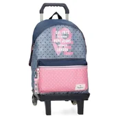 Plecaki szkolne i tornistry - Pepe Jeans Noni Denim Plecak szkolny z wózkiem Wielobarwny 31x42x17,5 cms Poliester 22,79L by Joumma Bags, Wielobarwny, plecak szkolny na kółkach - miniaturka - grafika 1