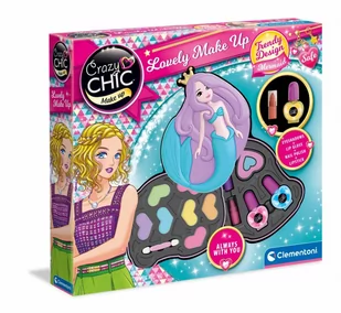 Clementoni Crazy chic Lovely make up Syrenka 18652 - - Zabawki kreatywne - miniaturka - grafika 1