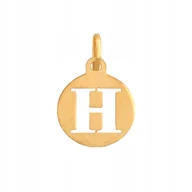 Wisiorki - Złota Zawieszka Literka 585 0.40 g, Śr. 10 mm - miniaturka - grafika 1