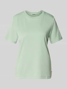 T-shirt o kroju regular fit z okrągłym dekoltem - Koszulki i topy damskie - miniaturka - grafika 1