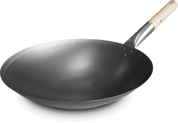 Patelnia Demeyere Wok stalowy z okrągłym dnem śr. 38cm 15 cali - Shine Farm
