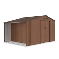 Altany ogrodowe - Domek Narzędziowy Madison 342X255Cm Walnut - Hardmaister - miniaturka - grafika 1