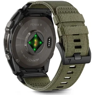 Pasek TECH-PROTECT Nylon Classic do Garmin Fenix 5X/5X Plus/6X/6X Pro/7X/8 (51 mm) Zielony - Akcesoria do smartwatchy - miniaturka - grafika 1