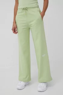 Spodnie damskie - Calvin Klein Jeans Jeans spodnie bawełniane damskie kolor zielony gładkie - grafika 1