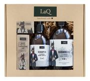 Laq LaQ XMASS - Zestaw Doberman (Żel pod prysznic 500ml + Szampon 300ml + olej 30ml + Kostka 85ml)