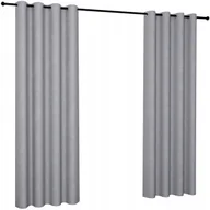 Zasłony - Zasłony welurowe gładkie 140x250 na przelotkach zasłona welur velvet kółka - miniaturka - grafika 1