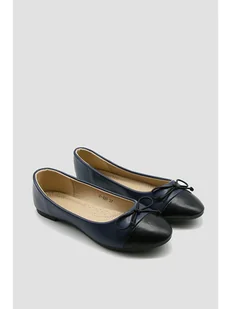 Bellucci Baleriny w kolorze granatowo-czarnym - Baleriny - miniaturka - grafika 1