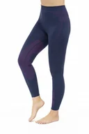 Spodnie sportowe damskie - Damskie legginsy termoaktywne Brubeck Dry - granatowe - BRUBECK - miniaturka - grafika 1