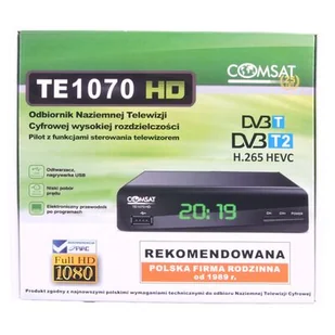 Dekoder DVB-T2 COMSAT - Tunery DVB-T - miniaturka - grafika 1