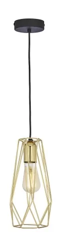 TK Lighting Lampa wisząca LUGO GOLD 2696