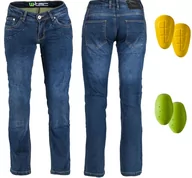 Odzież motocyklowa - W-TEC SPODNIE MOTO DAMSKIE JEANS KAVEC ROZM 39 W-TEC 14262-39 - miniaturka - grafika 1