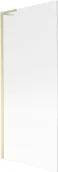 Parawany nawannowe - Mexen Next L parawan nawannowy 1-skrzydłowy 80 x 150 cm, prążki, złoty szczotkowany - 895-080-000-03-09-55 - miniaturka - grafika 1