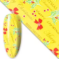 Ozdoby do paznokci - Folia transferowa Christmas 100 cm Nr 28 - miniaturka - grafika 1