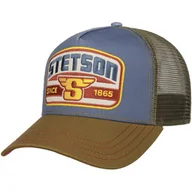 Czapki i chusty sportowe męskie - Czapka Trucker Since 1865 S Patch by Stetson, brązowo-niebieski, One Size - miniaturka - grafika 1