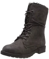 Botki damskie - TOM TAILOR Damskie sztyblety 585200730, szary - Grau Coal 00013-36 EU - miniaturka - grafika 1