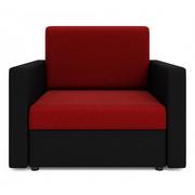 Łóżka dla dzieci i młodzieży - Sofa amerykanka czerwony + czarny - Dayton 3X - miniaturka - grafika 1
