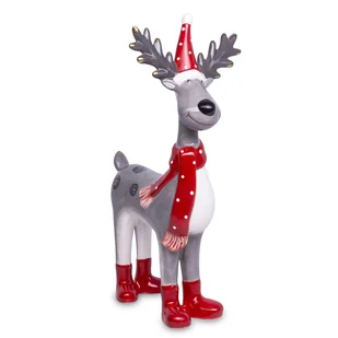 Figurka Renifer Świąteczna Ozdoba Boże Narodzenie - Ozdoby bożonarodzeniowe - miniaturka - grafika 1