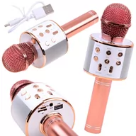 Zabawy w naśladowanie dorosłych - Mikrofon bezprzewodowy karaoke głośnik IN0136 - miniaturka - grafika 1