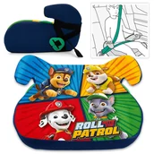 Foteliki samochodowe - Psi Patrol FOTELIK SAMOCHODOWY, siedzisko Z PASEM, podstawka dla chłopca 15-36 kg, 125-150 cm - miniaturka - grafika 1