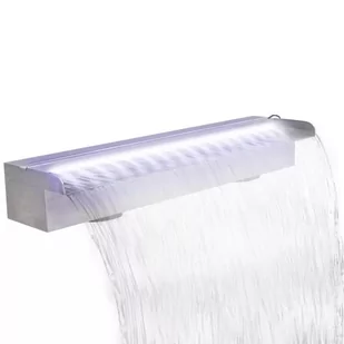 vidaXL vidaXL Prostokątna Fontanna basenowa lub do oczka Stal nierdzewna 60 cm - Fontanny ogrodowe - miniaturka - grafika 1