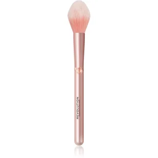 Makeup Revolution Create pędzel do różu konturowania i rozświetlacza R6 - Pędzle do makijażu - miniaturka - grafika 1