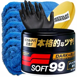 Soft99 DARK & BLACK Wax wosk z Carnaubą 300g + smycz DETAILING OBSESSED - Kosmetyki samochodowe - miniaturka - grafika 7