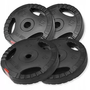 Gorilla Sports Zestaw obciążeń winylowych 4x7,5kg ergonomiczne (100296-00007-0115) - Pozostały sprzęt siłowy - miniaturka - grafika 1