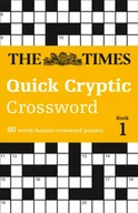 Pozostałe języki obce - TIMES QUICK CRYPTIC CROSSWORD BOOK 1 - miniaturka - grafika 1