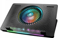 Podkładki chłodzące pod laptopa - Podstawka chłodząca KLIM Orb laptop 11–15,6" 5 wentylatorów RGB USB Cicha - miniaturka - grafika 1