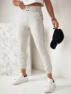 Spodnie damskie - Spodnie damskie dresowe LOREN szare Dstreet UY1828-L/XL - miniaturka - grafika 1