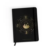 Notesy i bloczki - Notes w linie, Harry Potter 009, czarny z kolorowym nadrukiem - miniaturka - grafika 1