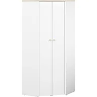 Szafy - Szafa Narożna 03 Elmo ML Meble Biały, Buk Fjord - miniaturka - grafika 1