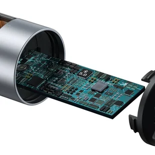 Baseus Transmiter FM Bluetooth 5.0 ładowarka samochodowa 2x USB 3 A 18 W PPS Quick Charge 3.0 AFC FCP srebrny (CCNLZ-C0S) - Transmitery FM - miniaturka - grafika 8