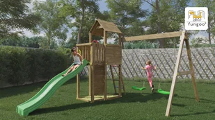 Plac zabaw z huśtawką dla dzieci Fungoo Boomer 3 - Place zabaw - miniaturka - grafika 1