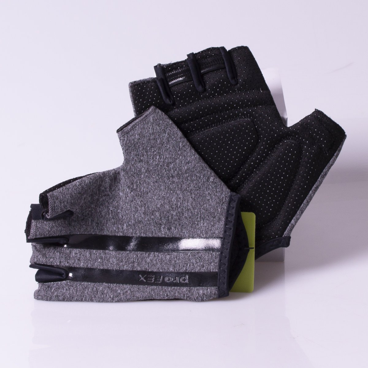 Intertec, Rękawice rowerowe, szary, rozmiar S/M