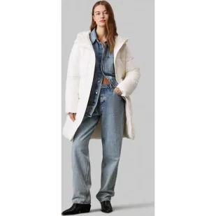 CALVIN KLEIN JEANS Kurtka | Relaxed fit - Kurtki damskie - miniaturka - grafika 1