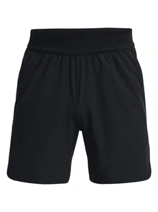 Under Armour Szorty sportowe "Peak" w kolorze czarnym - Spodenki męskie - miniaturka - grafika 1