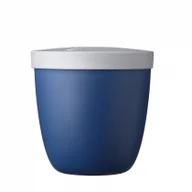 Lunch boxy - Mepal Mepal Ellipse Snack Pot Nordic Denim 0,5 L Granatowy Lunch Box Plastikowy - miniaturka - grafika 1