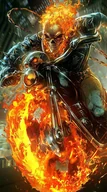 Podkładki pod mysz - PODKŁADKA POD MYSZ Z Nadrukiem 22x18 cm Ghost Rider Tekst Prezent - miniaturka - grafika 1