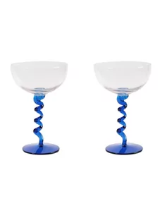 &K Amsterdam Miski Ice Spiral, 2 Szt. blau - Kieliszki - miniaturka - grafika 1