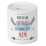 Skarbonki - Skarbonka Dla Mima na Urodziny na Prezent z Nadrukiem ze Zdjęciem - miniaturka - grafika 1