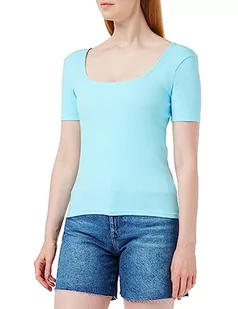 United Colors of Benetton T-shirt damski, Turkusowy 1Y9, S - Koszulki i topy damskie - miniaturka - grafika 1