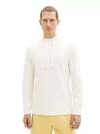 Koszulki męskie - TOM TAILOR Koszulka męska 1036352 z długim rękawem, 10332-Off biała, XL, 10332 – Off White, XL - miniaturka - grafika 1