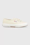 Trampki damskie - Superga tenisówki 2750 COTU CLASSIC damskie kolor beżowy S000010 - miniaturka - grafika 1