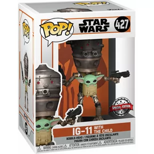 SET FIGURA POP & TEE STAR WARS IG-11 WITH THE CHILD EXCLUSIVE - Figurki dla dzieci - miniaturka - grafika 1