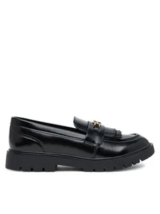 Tommy Hilfiger Półbuty Low Cut Shoe T3A4-34011-1453 D Czarny - Buty dla dziewczynek - miniaturka - grafika 1