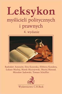 Leksykon myślicieli politycznych i prawnych - E-booki - prawo - miniaturka - grafika 1