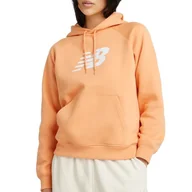 Bluzy sportowe damskie - Bluza New Balance WT43524CP - pomarańczowa - miniaturka - grafika 1