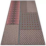 Dywany - Wewnętrzny dywan winylowy Aztecki deseń 100x150 cm - miniaturka - grafika 1